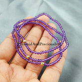 Amethyst Healing Bracelet, Spiritual Energy Protection Bracelet, Natural Stone Yoga Friendship Bracelet